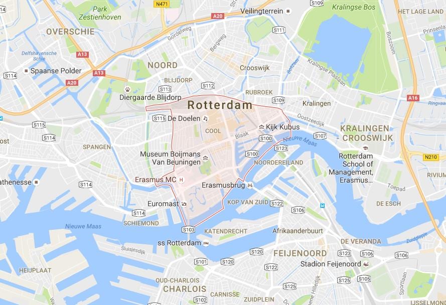 Rotterdam centre peta
