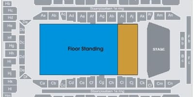 Peta dari ahoy Rotterdam 